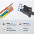 4 Way Trailer End Connector Wire 10 Feet Jacketed Cable, Heavy Duty 18AWG 4 Pin Trailer Light Plug Color-Coded Pure Copper, Trailer-Side Male End ...