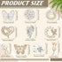 10 Pcs Brooches for Women Calla Lily Butterfly Pearl Brooch Pin Lapel Elegant Crystal Rhinestone Heart Flower Bulk Brooches for Wedding Bridal Dre...