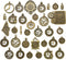 Gnognauq 100 Gram Clock Face Charm Pendant Multistyle Gears Steampunk Pendant for DIY Necklace Bracelet Jewelry Making and Crafting(Antique Bronze...