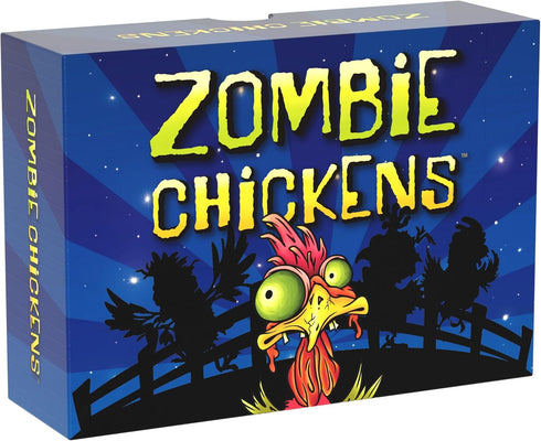 Zombie Chickens - Fun Family Card Games for Adults, Teens & Kids - Survival Zombie Game, 3 Ways to Play: Competitive, Cooperative & Solo (1-4 Play...