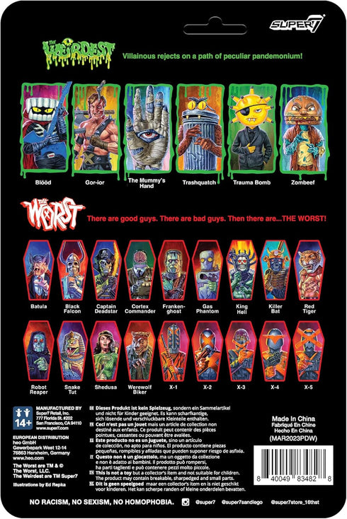 Super7 The Weirdest Trashquatch (Indigo to Hell) - 3.75" The Weirdest Action Figure Campy Horror Collectibles and Retro Toys...