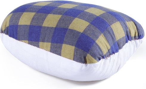 MOLIGOU Tailors Ham, Pressing Tool for Ironing, Sewing Ham for Dart, Sleeve, Curved Seam (Blue and Yellow Plaid)...
