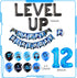 28 PCS Level UP Birthday Decoration Video Game 12 Birthday Decorations Gamer Party Supplies Twelve years old Birthday Party Decorations...