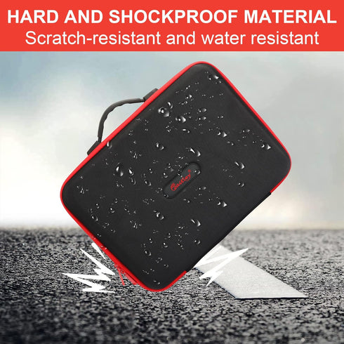 Battery Case Hard Carrying Storage Box Holder, Carrying Case for Milwaukee M12 12V Battery and Charger, Holds for 2.0/3.0/4.0/5.0/6.0/6.5/8/9.0/12...