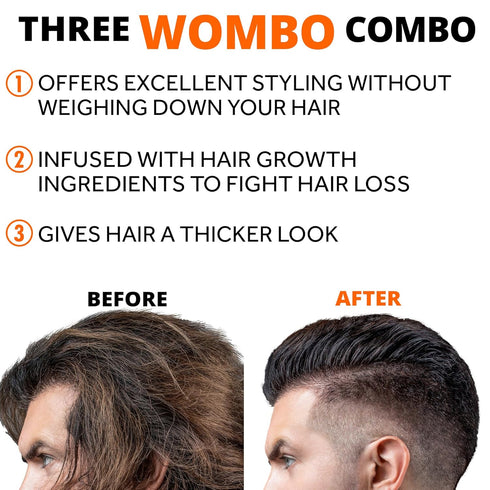 Thickening Hair Styling Pomade for Men - 1 Pack Medium Hold - Water Base, Matte Finish - Barber Mens Paste with Natural Hair Growth and Hair Loss ...