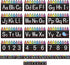 12 Pcs Alphabet Bulletin Board Set?Alphabet Poster Number 0-9 Line ABC Letters for Preschool Kindergarten Classroom Wall Decor (Crayon)...