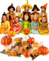 Boao 100 Pieces Halloween Treat Bags Clear Self Adhesive Candy Bags Bulk Pumpkin Cellophane Plastic Cookie Pouch for Party Favors Gifts Halloween ...