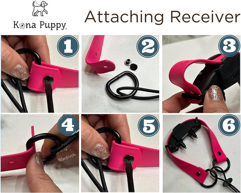 Waterproof E-Collar Replacement Strap Dog Collar for Invisible Fence/ecollar - Easy On Bungee...
