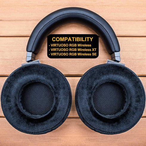 Virtuoso XT Earpads - Compatible with Virtuoso RGB Wireless SE Gaming Headset, with Microphone Foam I Thicker Memory Foam Replacement Ear Cushion ...