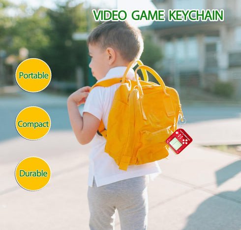 15Pcs Video Game Keychain Video Game Party Favors Video Game Party Supplies 3 Styles Mini Game Console Fidget Toys Bulk for Kids Classroom Prizes ...
