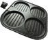 Pancake Pan 4-Cup Mold Blini Pan Silver Dollar Breakfast Pan Mini Pancake Maker Fried Egg Cooker Pancake Griddle Plett Pan Breakfast Maker Non Sti...