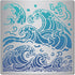 GORGECRAFT Sea Waves Stencils Metal Drawing Painting Template Reusable Ocean Wave Pattern Stainless Steel Stencils for Scrapbooking Wood Burning P...