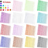 PHOGARY Self-Adhesive Rhinestone Sticker 3375 Pieces Crystal in 5 Size 15 Colors Bling Craft Jewels Gem Stickers for Crafts, Body, DIY Nails, Fest...