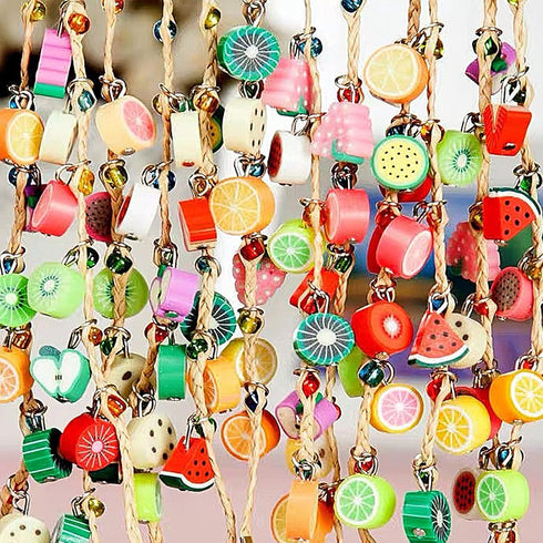 50pcs Mixed Polymer Clay Spacer Beads,10mm Colorful Polymer Clay Spacer Beads,for DIY Jewelry Bracelet, Earring, Necklace,Craft Making Supplies (B...