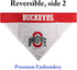 Pets First Collegiate Pet Accessories, Reversible Bandana, Ohio State Buckeyes, Small/Medium,Red/White...