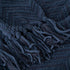 BATTILO HOME Navy Blue Throw Blanket for Couch, Knitted Blue Blanket Throw 50'' x 60'', Super Soft Warm Navy Throws for Chair Sofa Home Decor...