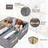 Stackable Storage Bins with Lids 1 Pack Foldable Storage Containers Closet Organizer, Clothes Organizer for Closet, Clothes Organizer for Clothes,...