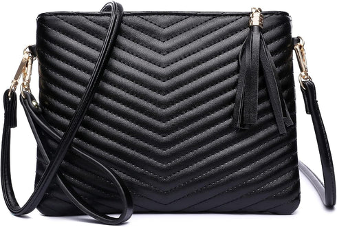 AMELIE GALANTI womens small crossbody strap handbag bag,Soft Leather Fabric Delicate Durable Fashion Design...
