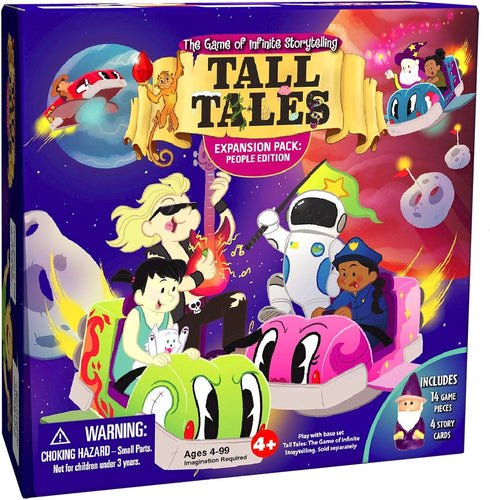 SCS Direct, Tall Tales Story Telling Board Game Expansion Pack: People Edition - includes 14 New Educational Game Pieces and 4 Story Cards - Promo...