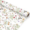 JarThenaAMCS Wildflower Wrapping Paper -Mini Roll- 17 Inch x 32.8Ft Watercolor Floral Butterfly Gift Wrap Paper Spring Art Paper for Wedding Brida...