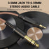 OneOdio Fusion A71/HiFi/Pro C/Pro M Wired Headphones Audio Cable Brown - 6.35mm to 3.5mm......