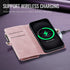 Defencase Compatible with iPhone 13 Mini Case Wallet with RFID Blocking Card Holder for Women Men, PU Leather Magnetic Snap Flip Zipper Strap Wall...