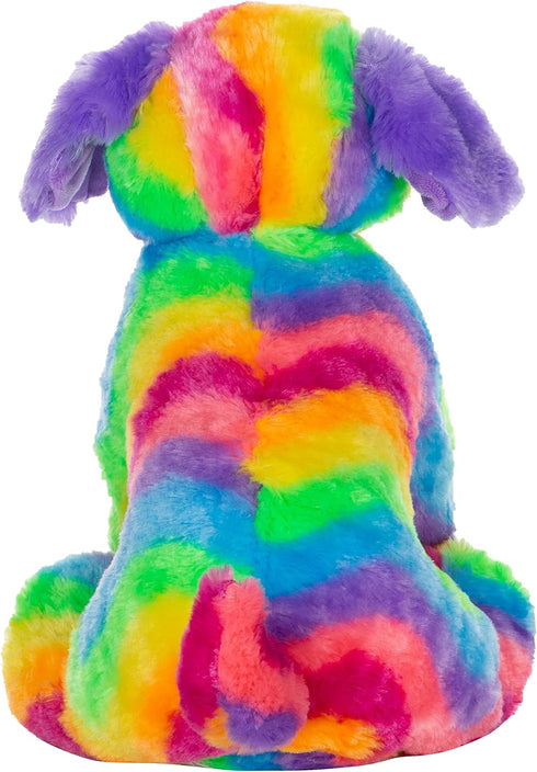 Dog Stuffed Animals, Rainbow Puppy Stuffed Animal Dog Toy, Cute Colorful Dog Plush Toy for Kids, Stuffed Animal Dog Toy for Girl and Boy...