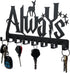 Decorative Metal Key Hooks | Key Holder | Always Sign | Wall Mounted Key Hooks...