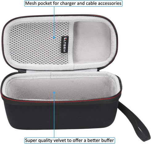 LTGEM Hard Case for DOSS SoundBox Touch Portable Wireless Bluetooth Speaker - Travel Protective Carrying Storage Bag...
