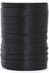 Mandala Crafts Nylon Satin Cord 2mm Rattail Cord Black String - 100 Yds Nylon Chinese Knotting Cord Rat Tail Silk Cord for Bracelet Necklace Jewel...