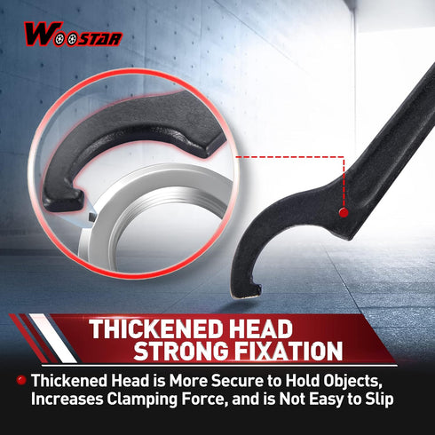 WOOSTAR Rear Shock Spanner Wrench for 45-52mm Round Nut...
