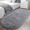 LOCHAS Fluffy Bedroom Rug 2.6' x 5.3', Shaggy Area Rug for Bedroom Bedside, Soft Oval Throw Rugs Carpet for Living Room Kids Girls Home Decor...