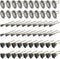 60PC Steel Wire Wheel Brushes Set Polishing Wheel Full Kit Accessories for Rotary Tools and Deburring Removing Rust Dust-1/8 Inch Shank...