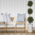 LXCREAT Removable Wallpaper Forgiving Black/White Stripes Peel and Stick Wallpaper 17.71 in X 196 in Modern Self Adhesive Vinyl for Home Renovatio...