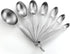 Spring Chef Stainless Steel Measuring Spoons Set of 7, Oval Metal Teaspoon & Tablespoon Measuring Spoons - Nesting Kitchen Gadgets For Baking & Co...