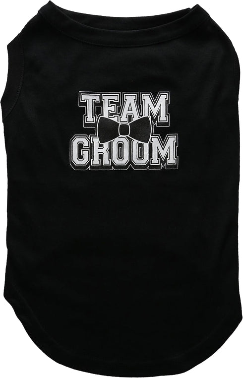 Mirage Pet Products 16-Inch Team Groom Screen Print Shirt for Pets, X-Large, Black...