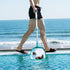 Pool Skimmer - Pool Net with 3 Section Pole, 48", Pool Skimmer Net with Fine Mesh Net, Telescopic Aluminum Pole, Plastic Frame, Ultra-fine Pool Sk...