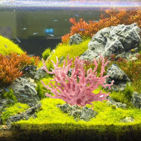 Artificial Aquarium Coral Ornament Plastic Fish Tank Plants Decoration for Aquarium Landscape...