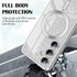for Samsung Galaxy S24 5G Magnetic Case, Luxury Sparkle Glitter Case Cover Soft TPU Full Camera Lens Protection Bling Case Anti-Scratch Shockproof...