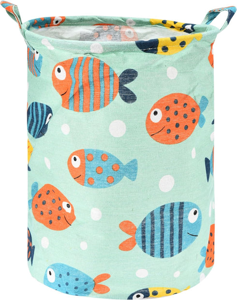 Baby Laundry Basket Collapsible - 11.8" x 15.7" - Lightweight, Portable, Stylish Storage Solution with Handles - Ideal for Laundry, Toys & Pet Pro...