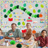 TaoBary 84 Pcs 3D Hot Air Balloon Honeycomb Bulletin Board Set Hot Air Balloon Bulletin Board Cutouts Honeycomb Classroom Bulletin Board Decoratio...