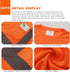High Visibility Shirts Quick Dry Safety T Shirts with 4 Reflective Strips and Pocket Short Sleeve Mesh Hi Vis Construction Work Class 2 Shirt for ...