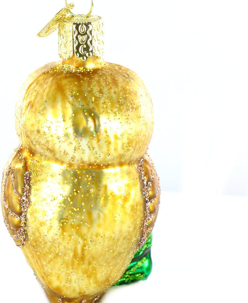 Old World Christmas Ornaments: Owls Glass Blown Ornaments for Christmas Tree, Christmas Owl...