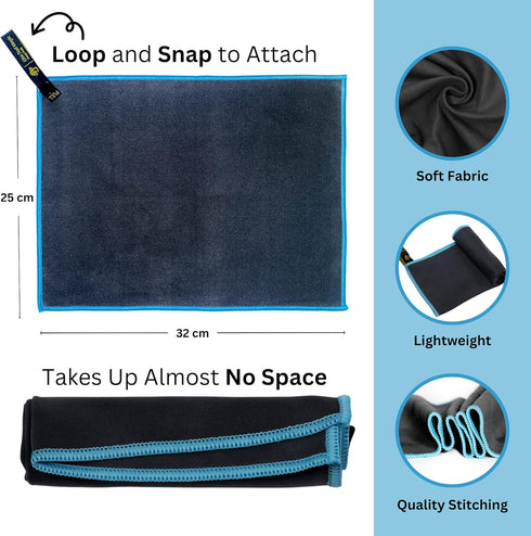 Elite Trail Magic Backpacking Ultralight Quick Dry Microfiber Soft Fast Drying Hand and Face Towel Wash Cloth Camping Yoga Hiking Active Lifestyle...
