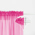Pink and Purple Curtains for Girls Bedroom Decor Set 1 Single Panel Pocket Window Voile Pastel Sheer Ombre Rainbow Curtain for Kid Room Decoration...