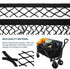 Wagon Cargo Net for Utility Folding Wagon, Elastic Storage Bag Cover Nets with ABS Hook for Outdoor Garden Wagon, Beach Cart, Garden Cart, Trolley...