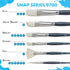Princeton White Snap Taklon Angled Paintbrush, Size 1 inch...
