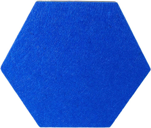 8 Pieces Hexagon Felt Cork Board Tiles with Easy Peel Self Adhesive, includes 20 Pins, Cork Board for Wall Decor to Display Photos...