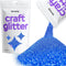 Hemway Craft Glitter - Sapphire Blue | 100g Ultrafine Metallic Sequin Flakes for Resin & Epoxy Crafts | Supplies for Tumblers, Cards, Jewellery, C...