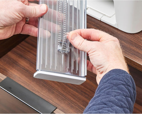 iDesign Plastic Adjustable Deep Drawer Divider, Kitchen, Dresser, Desk, Bathroom and More, The Linus Collection – Set of 2, Expandable 13.25” – 20...